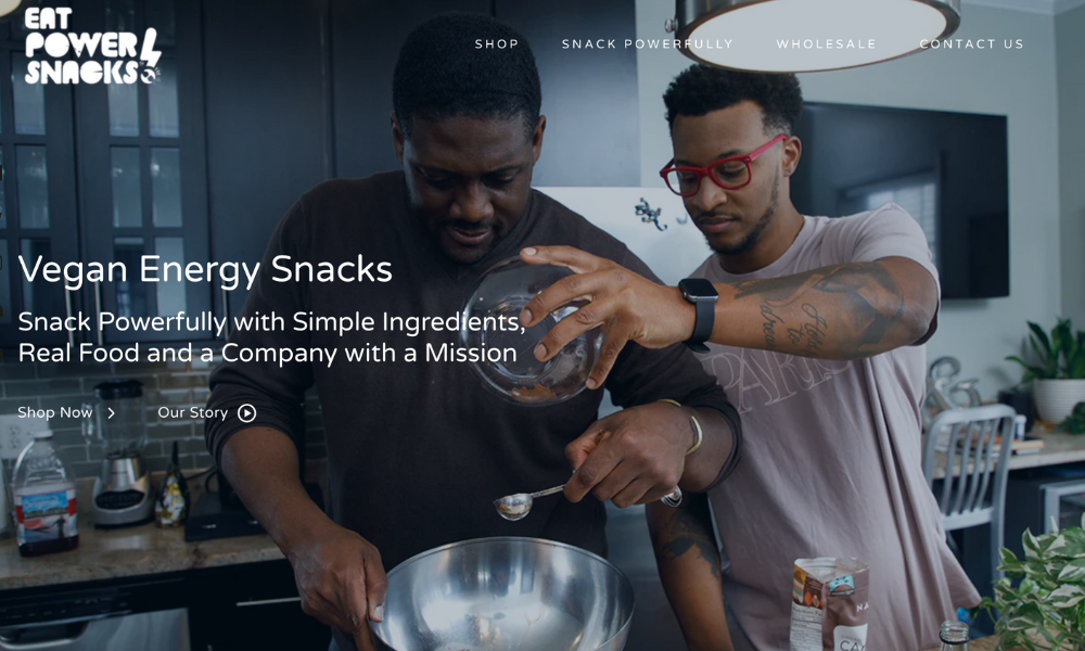 Eat Power Snacks Homepage
