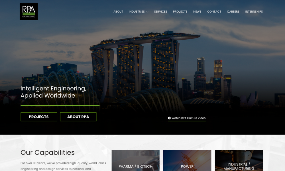 RPA Engineering Revised Homepage